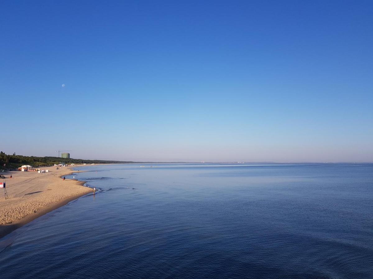 מידזיזדרויה Strandidylle Apartment Mit Meerblick Und Kamin מראה חיצוני תמונה