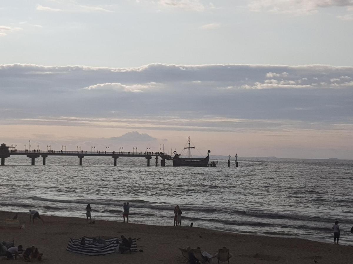 מידזיזדרויה Strandidylle Apartment Mit Meerblick Und Kamin מראה חיצוני תמונה
